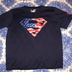 Under Armour dri-fit Superman tee